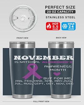 alzheimers awareness style 51#- alzheimers- Tumbler