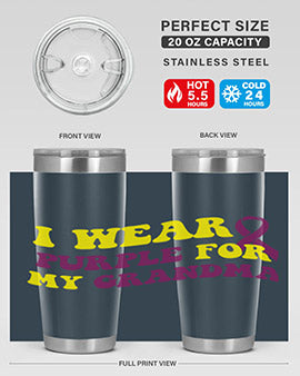 alzheimers awareness style 62#- alzheimers- Tumbler