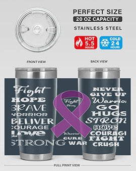 alzheimers awareness style 64#- alzheimers- Tumbler