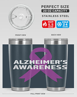 alzheimers awareness style 78#- alzheimers- Tumbler