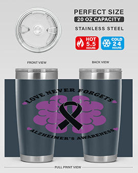 alzheimers awareness style 95#- alzheimers- Tumbler