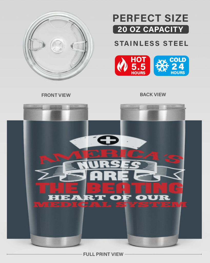 americas nurses are Style 295#- nurse- tumbler