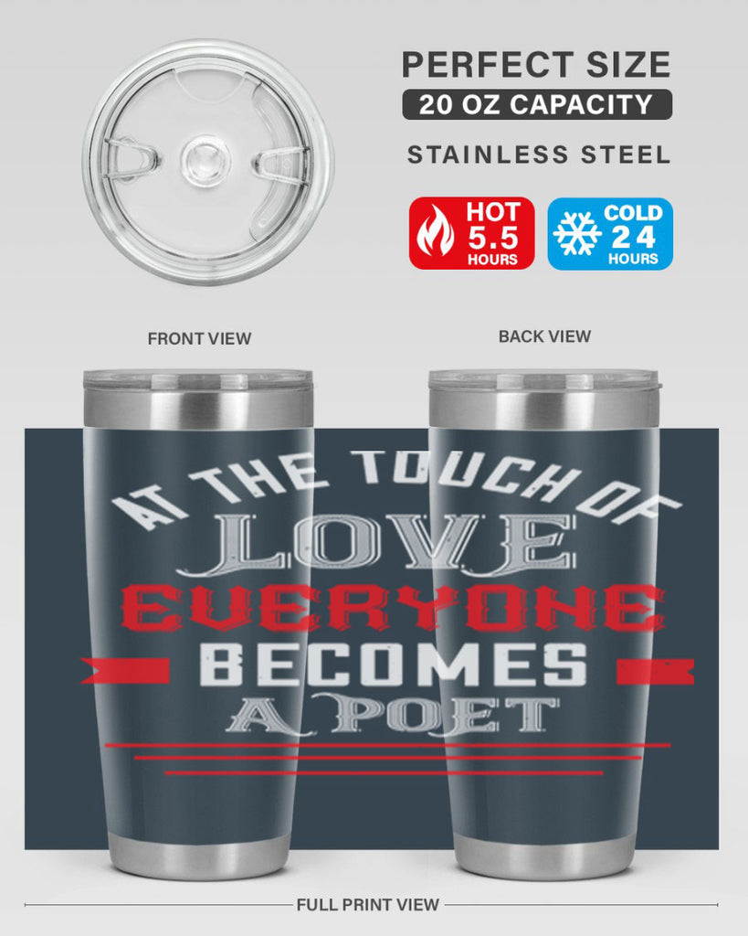 at the touch of love 69#- valentines day- Tumbler