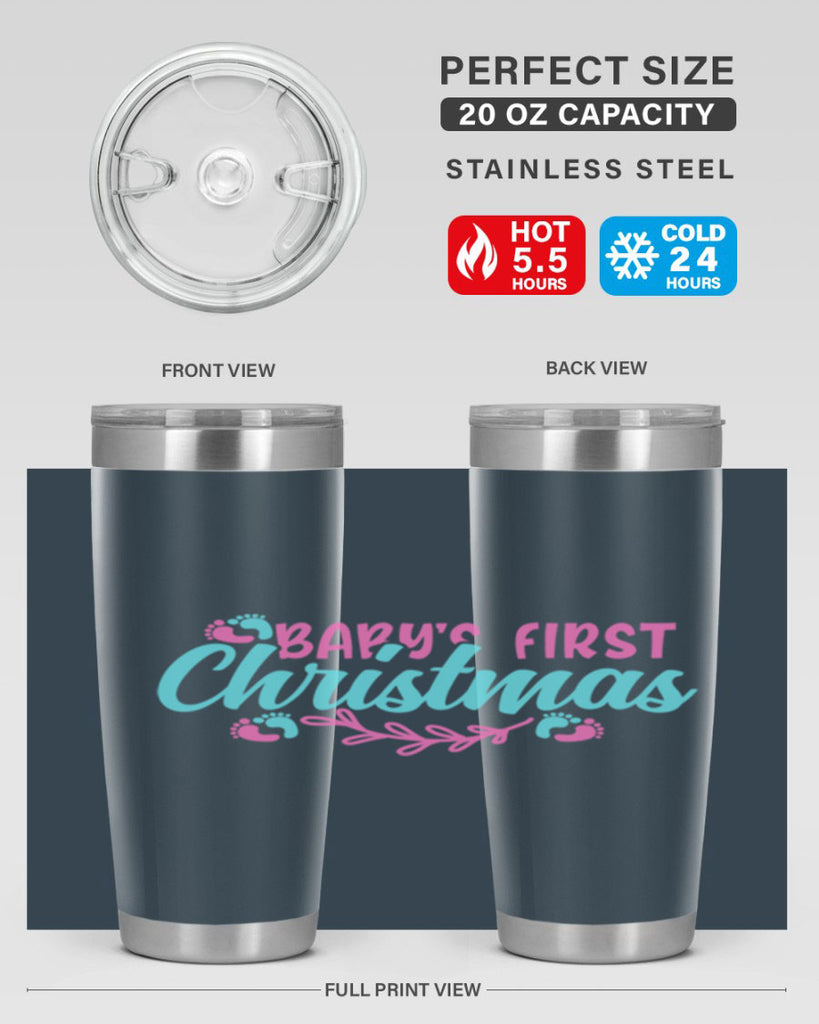 babys first christmas Style 287#- baby- tumbler