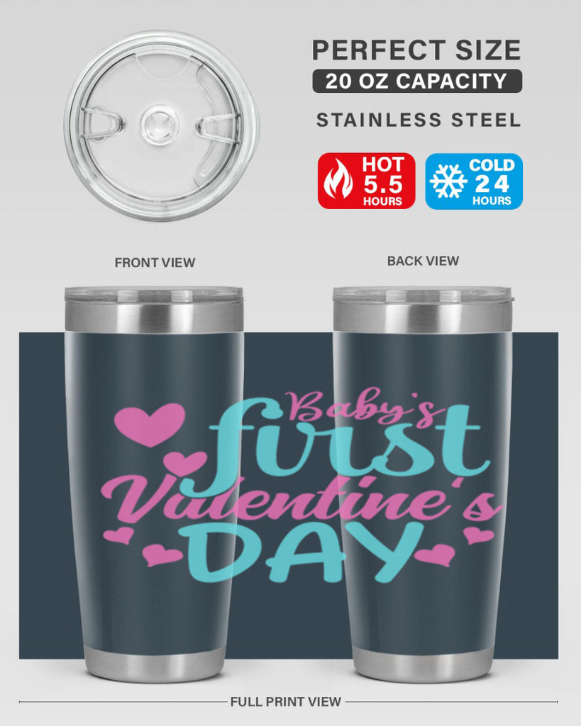 babys first valentines day Style 281#- baby- tumbler