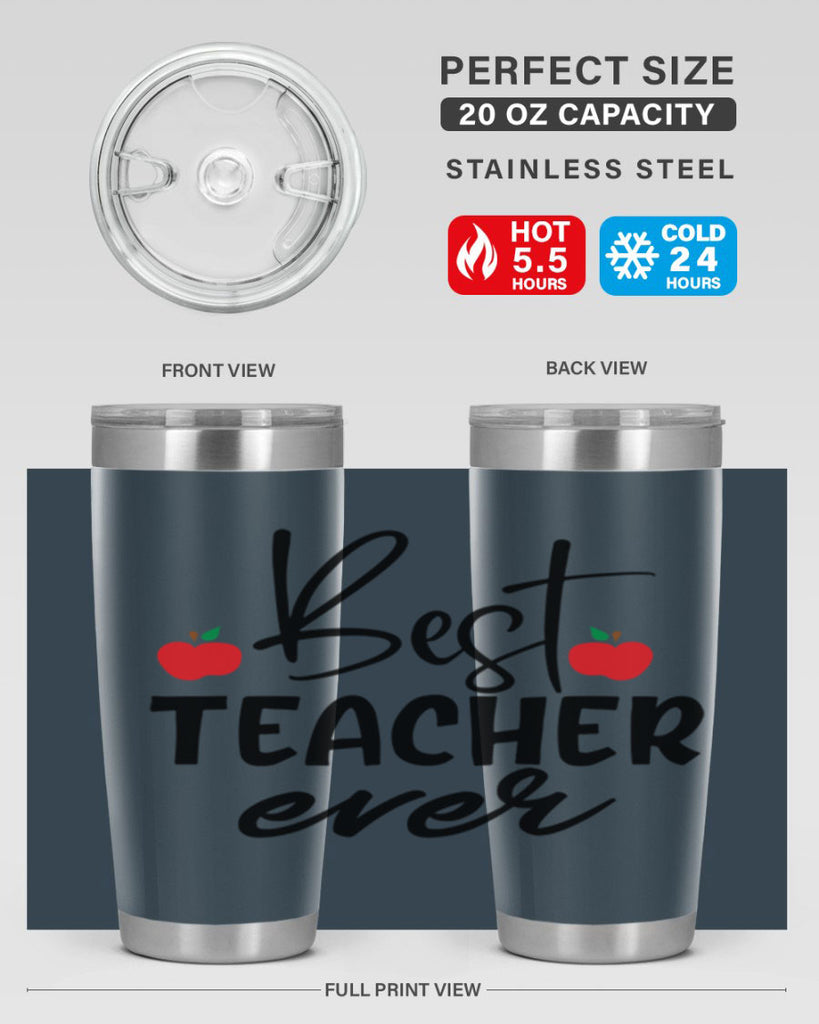 best teacher ever Style 188#- teacher- tumbler