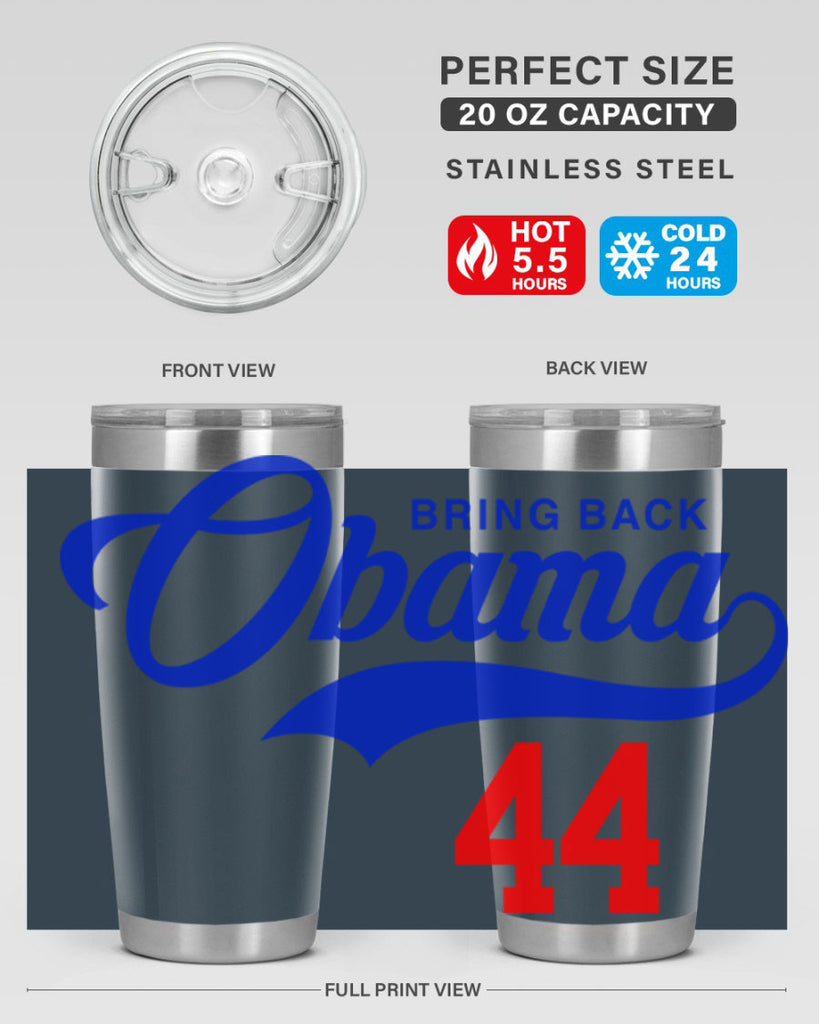 bring back obama jersey 191#- black words phrases- Cotton Tank