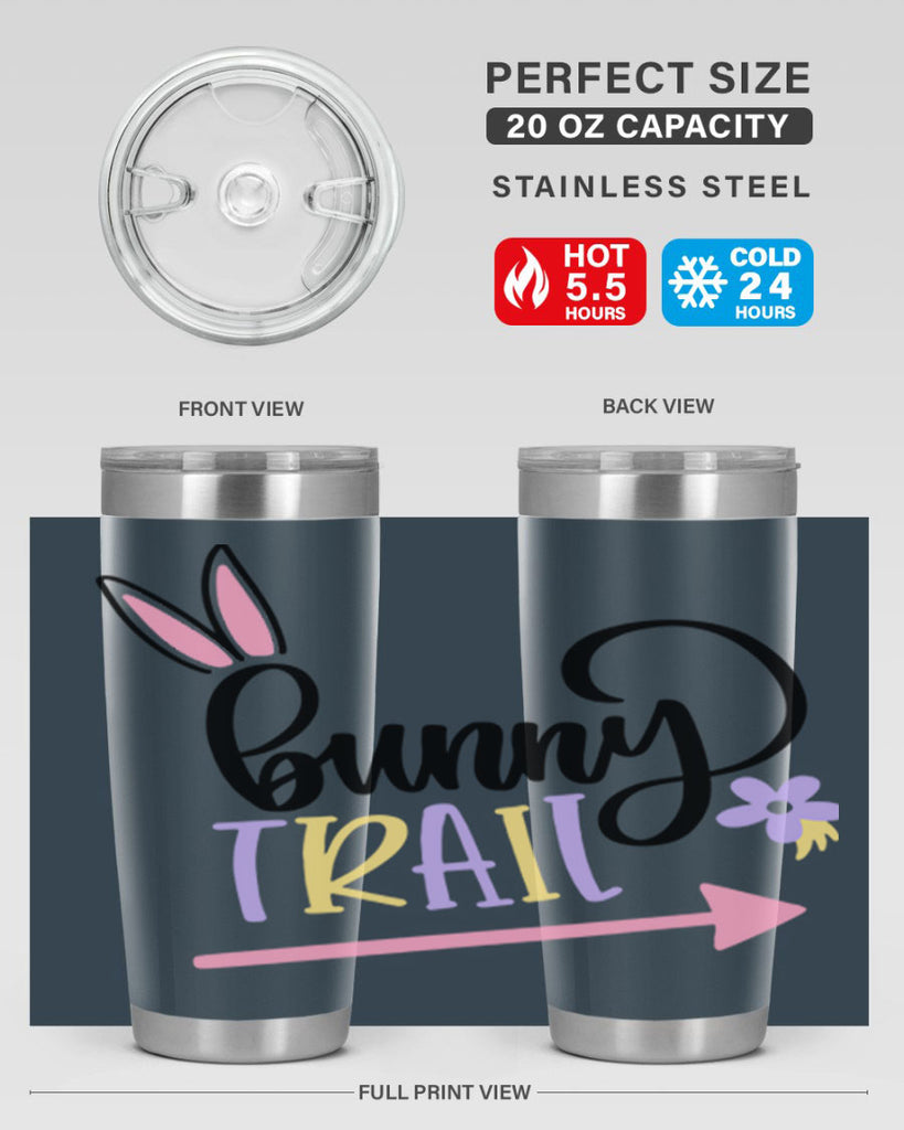 bunny trail 67#- easter- Tumbler