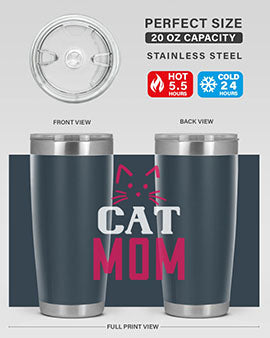 cat mom Style 34#- cat- Tumbler