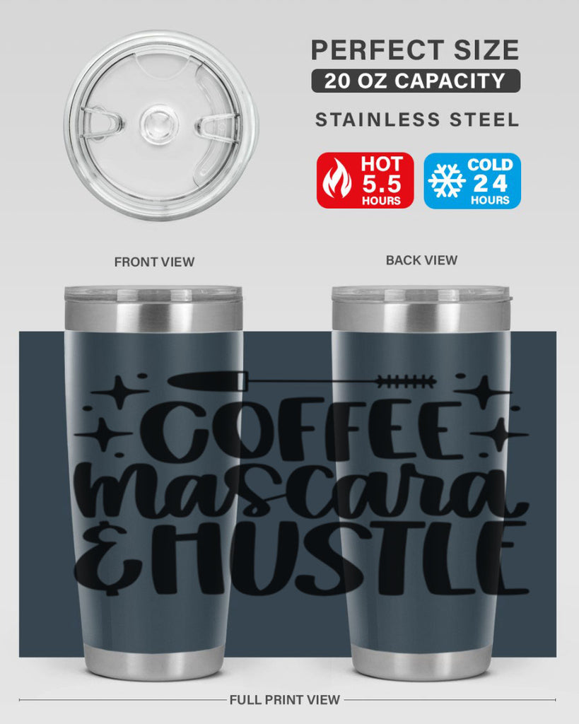 coffe mascara hustle 180#- coffee- Tumbler