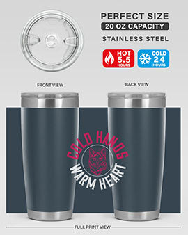 cold hands warm heart Style 42#- cat- Tumbler