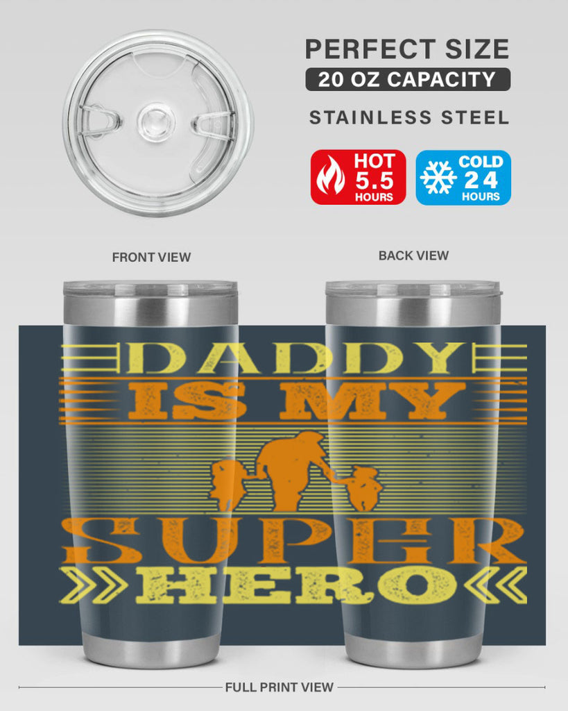 daddy is my super hero 241#- fathers day- Tumbler