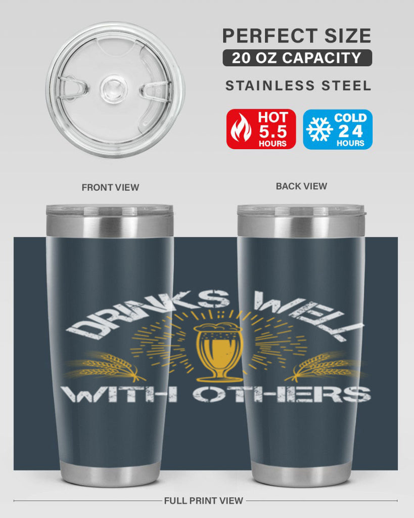 drinks well with others 90#- beer- Tumbler