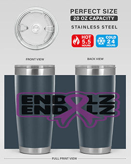 end alz 135#- alzheimers- Tumbler