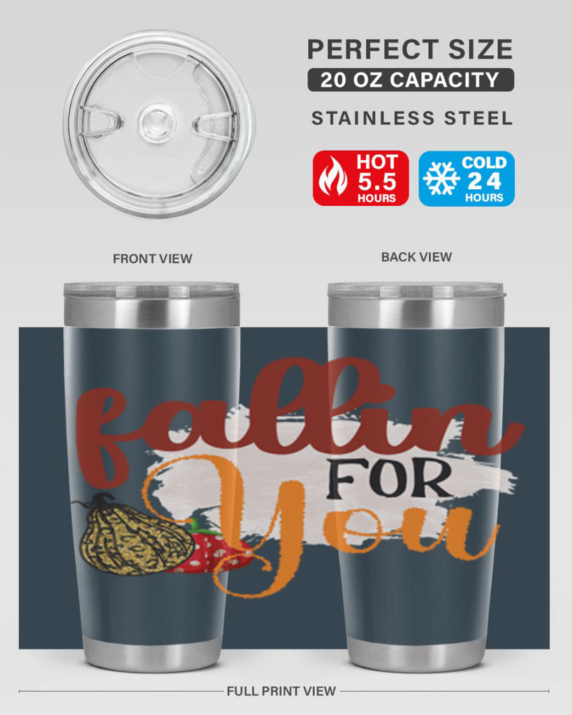 fallin for you 167#- fall- Tumbler