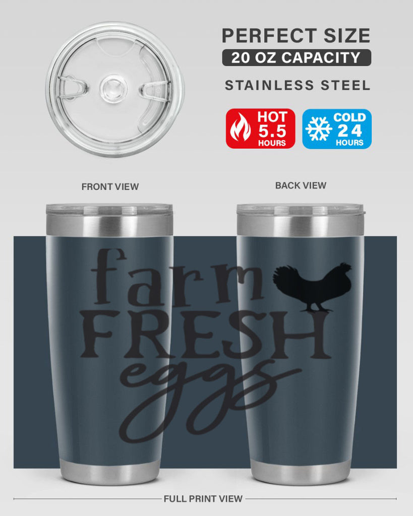 farm fresh eggs 102#- kitchen- Tumbler