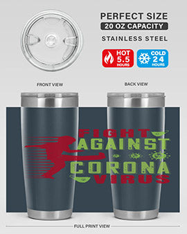 fight against corona virus Style 41#- corona virus- Cotton Tank