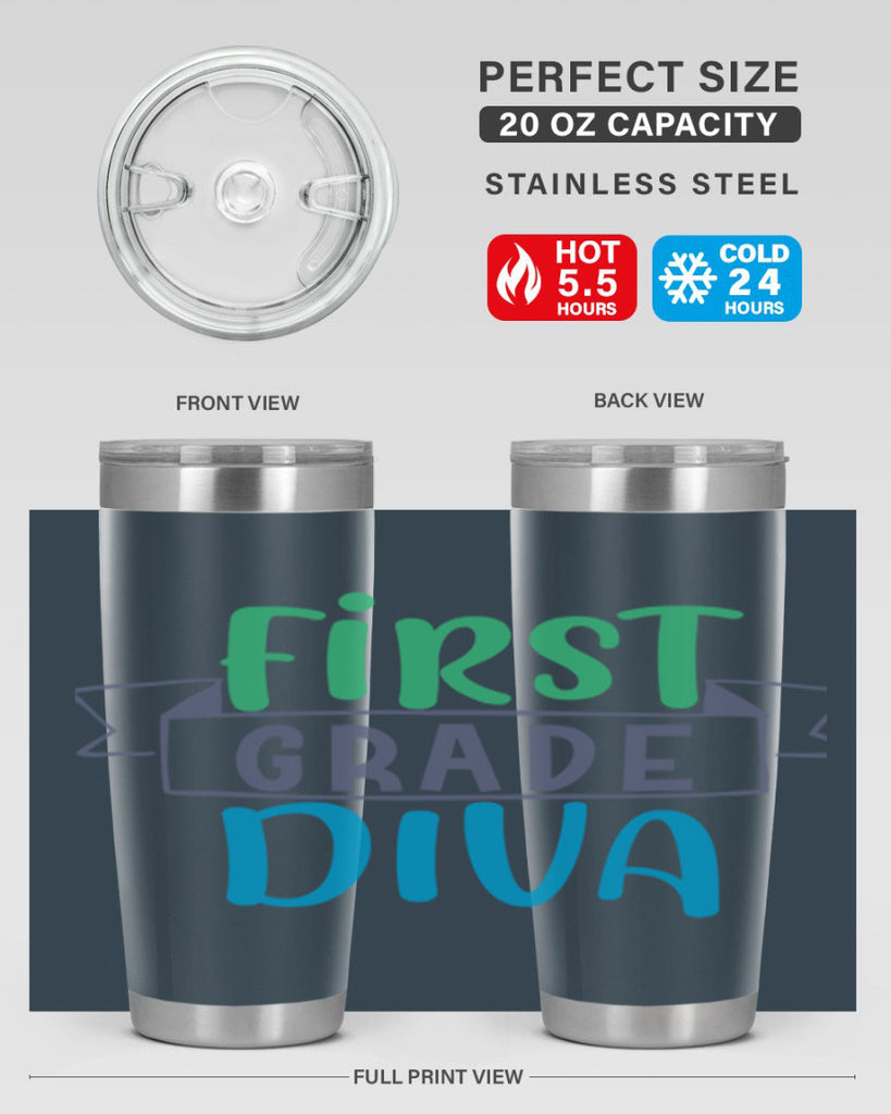 first grade divaa 22#- 1st grade- Tumbler