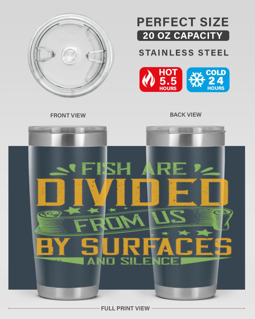 fish are divided from us by surfaces and silence 136#- vegan- Tumbler