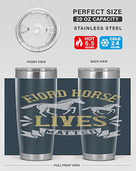 fjord horse lives matter Style 54#- horse- Tumbler