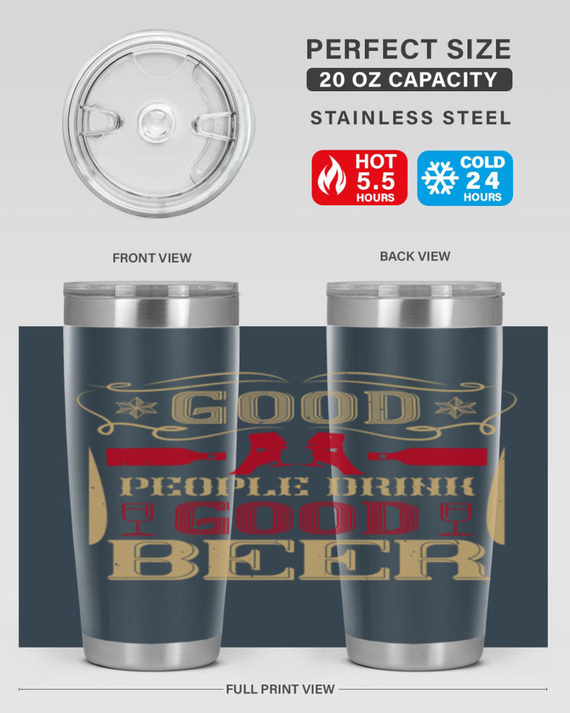 good people drink good beer 54#- drinking- Tumbler