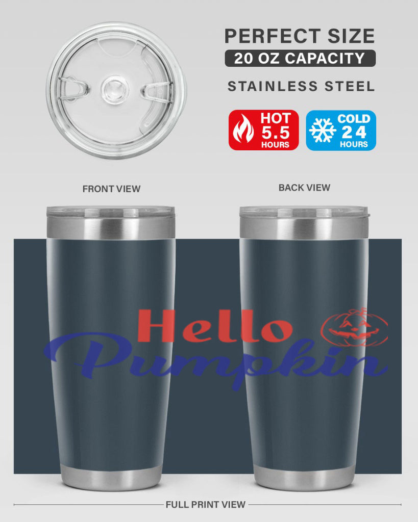 hello pumpkin 288#- fall- Tumbler