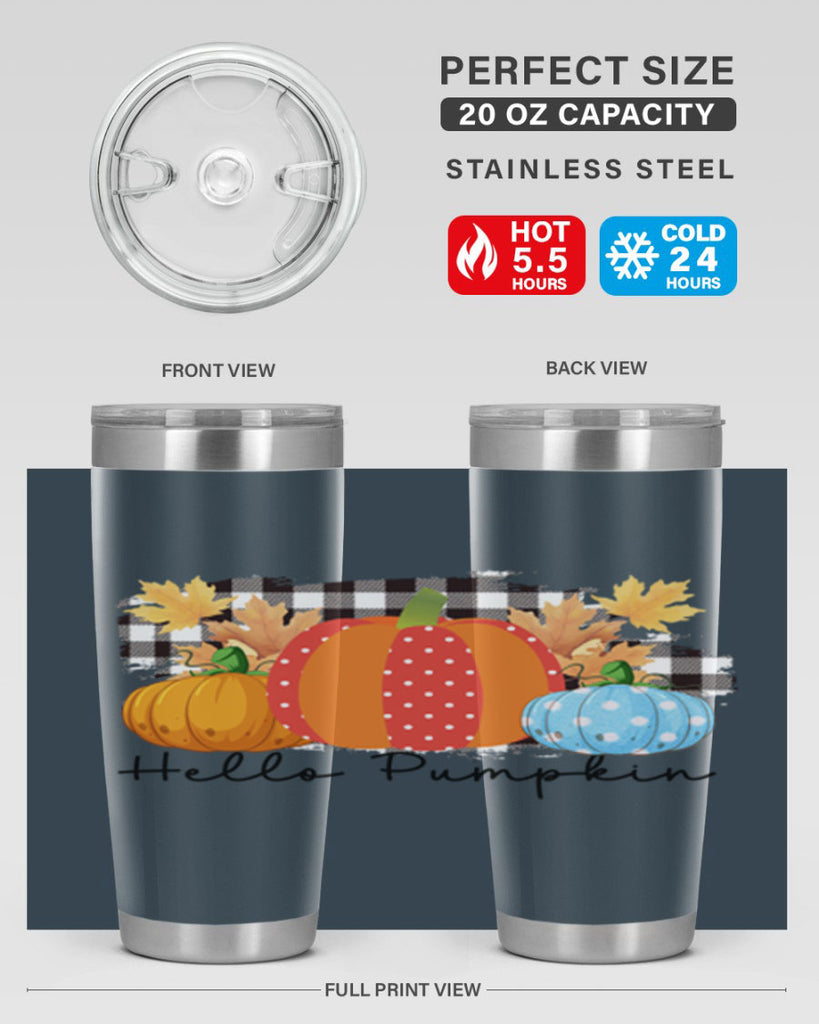 hello pumpkin 290#- fall- Tumbler