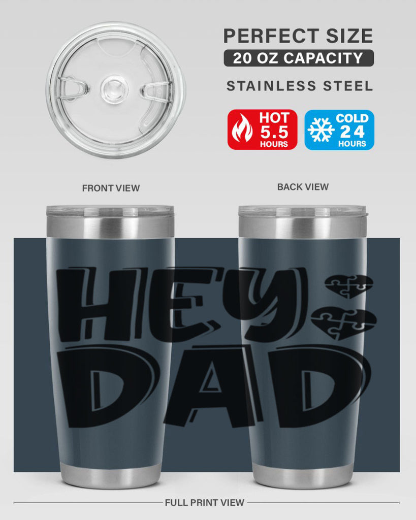 hey dad 9#- dad- Tumbler