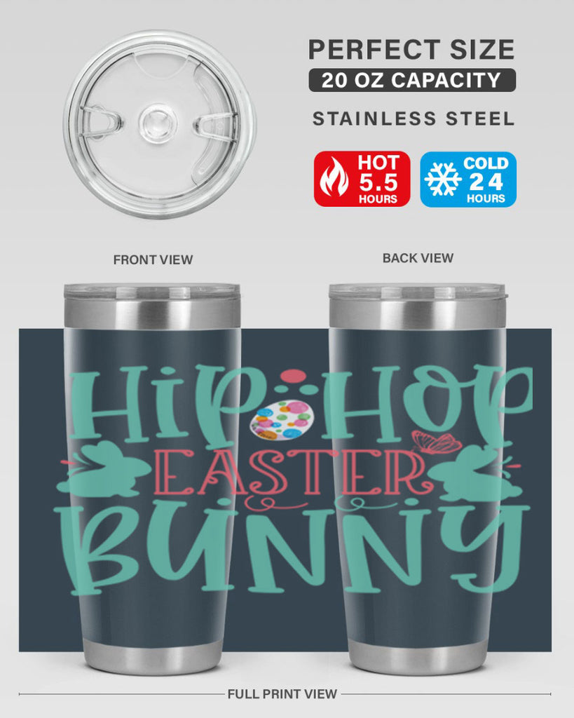 hip hop easter bunny 117#- easter- Tumbler