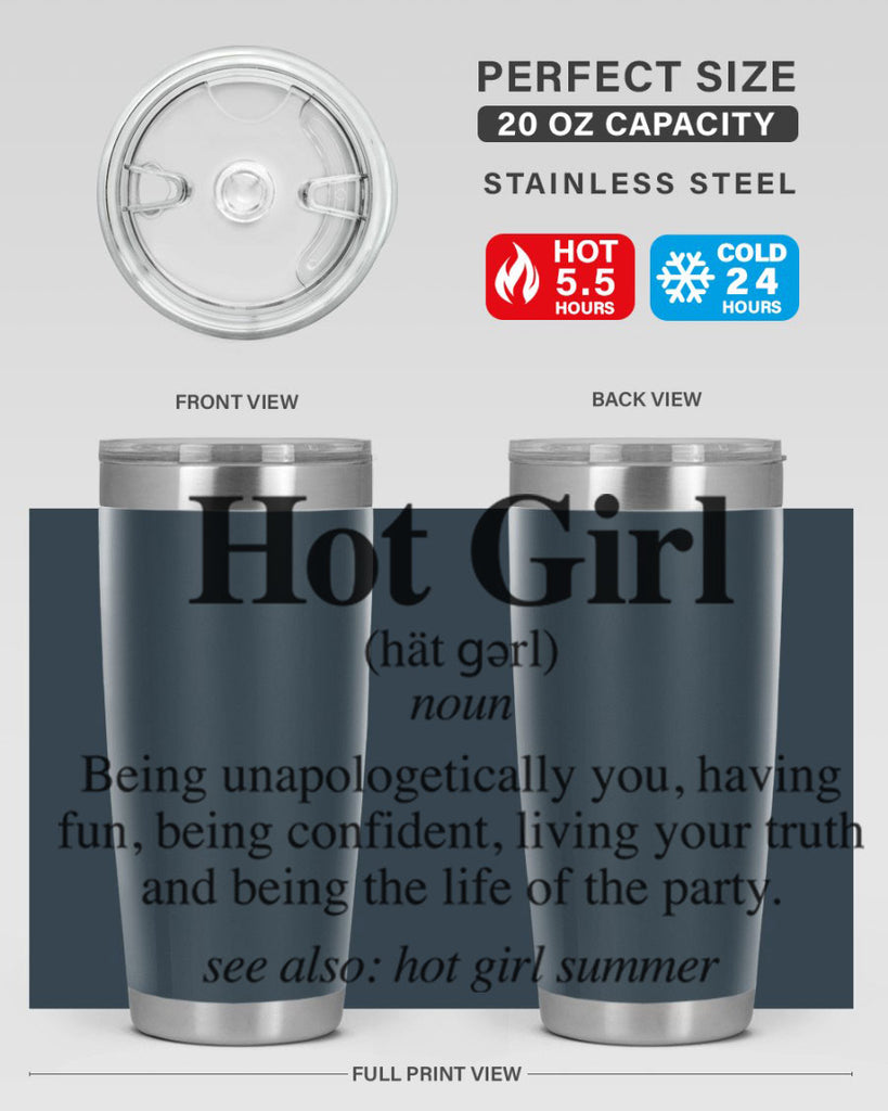 hot girl  summer definition 125#- black words phrases- Cotton Tank