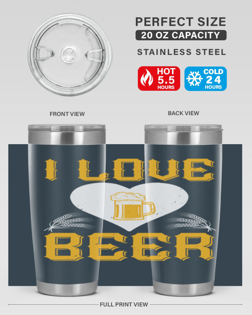 i love beer 74#- beer- Tumbler