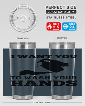 i want you to wash your hands Style 31#- corona virus- Cotton Tank