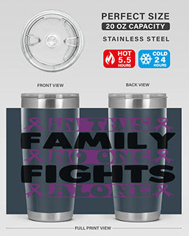 in this family no one fights alone 188#- alzheimers- Tumbler