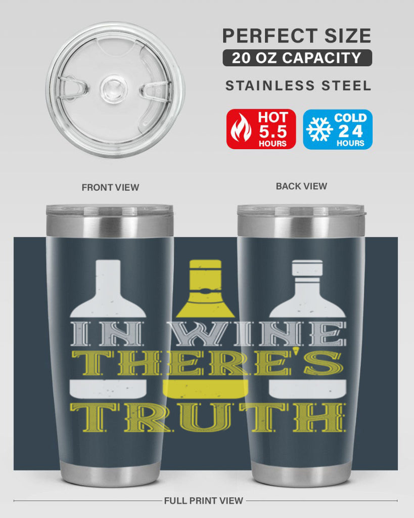 in wine thers truth 74#- wine- Tumbler