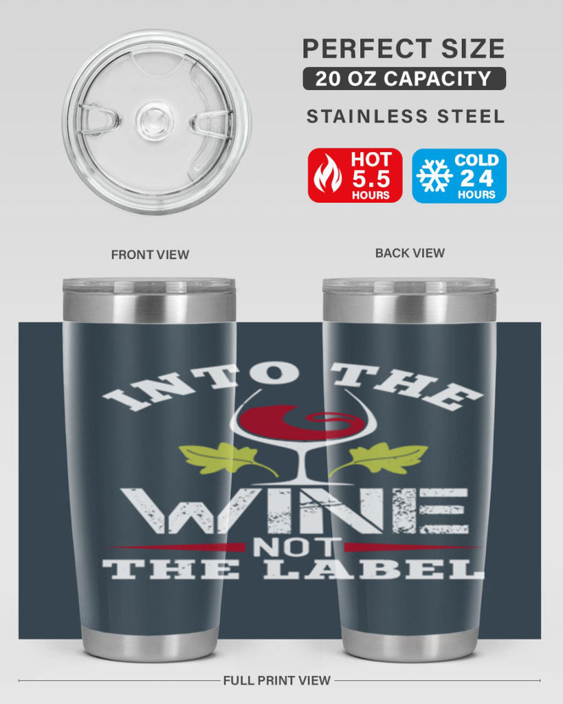 into the wine not the label 132#- wine- Tumbler