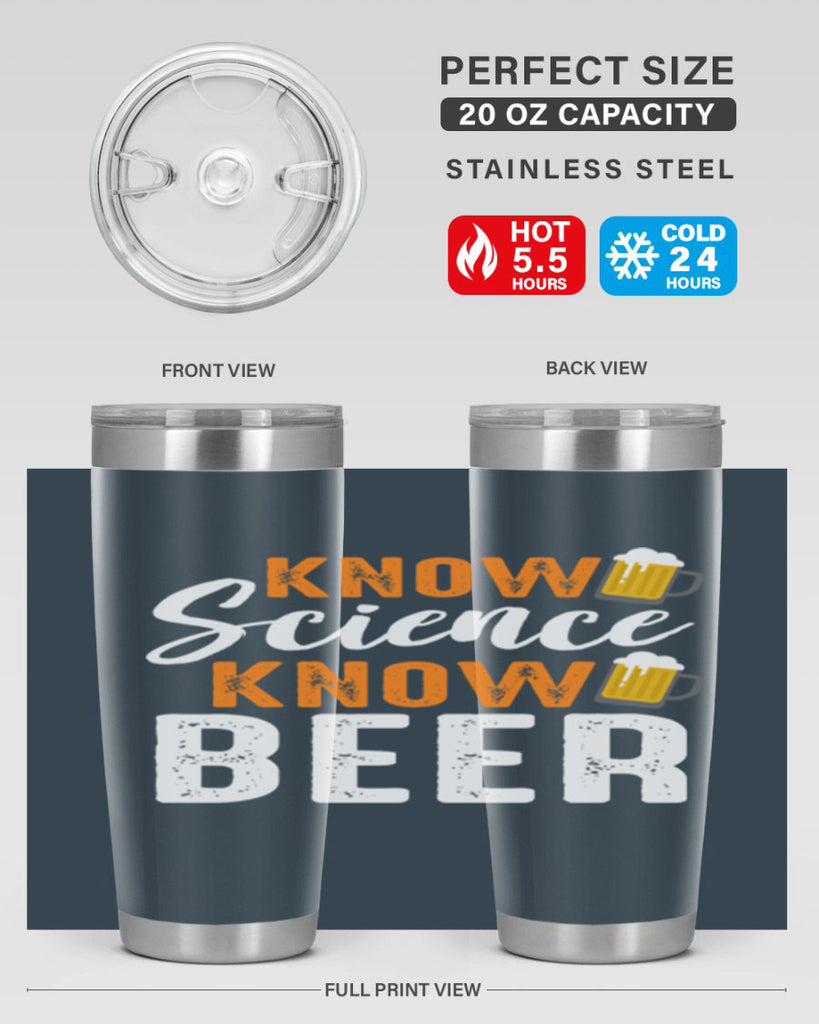 know science know beer 148#- beer- Tumbler