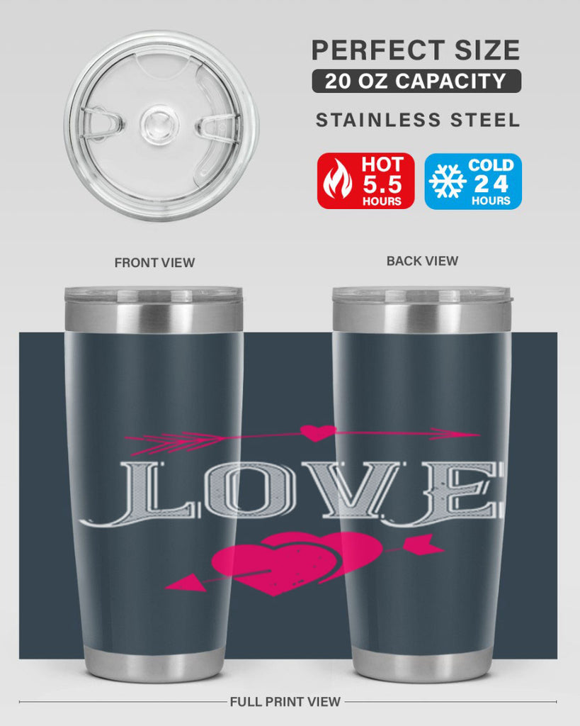 love 41#- valentines day- Tumbler
