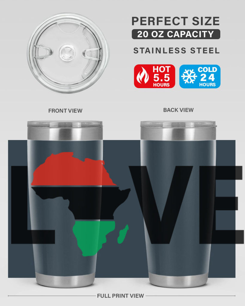 love africa 94#- black words phrases- Cotton Tank