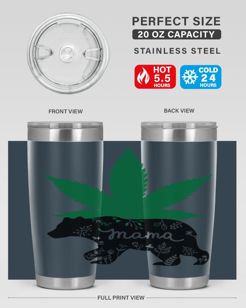 mama bear weed 196#- marijuana- Tumbler