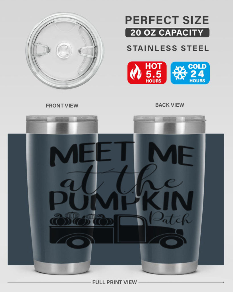meet me at the pumpkin patch 424#- fall- Tumbler