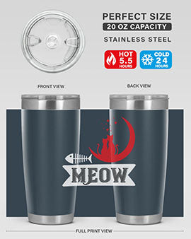 meow Style 70#- cat- Tumbler