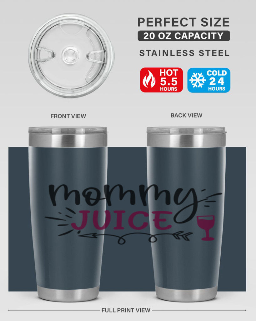 mommy juice 182#- wine- Tumbler