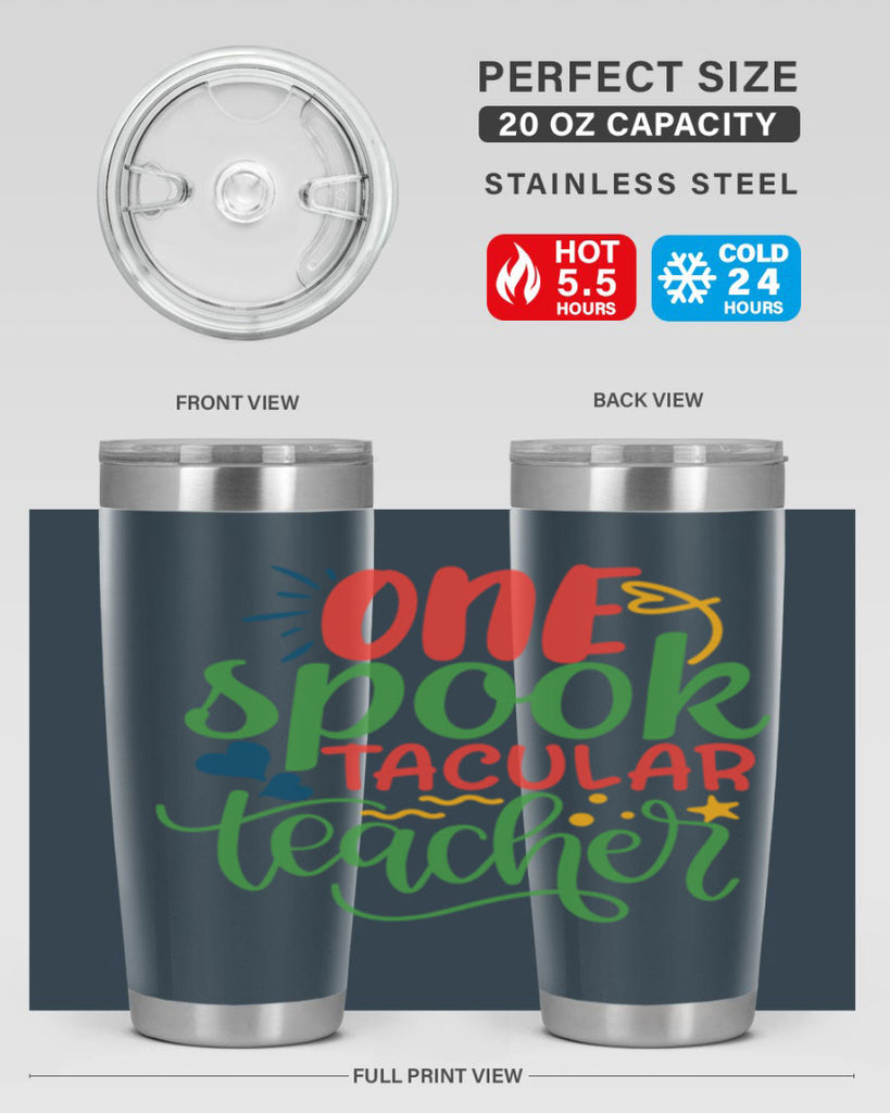 one spook tacular teacher Style 159#- teacher- tumbler