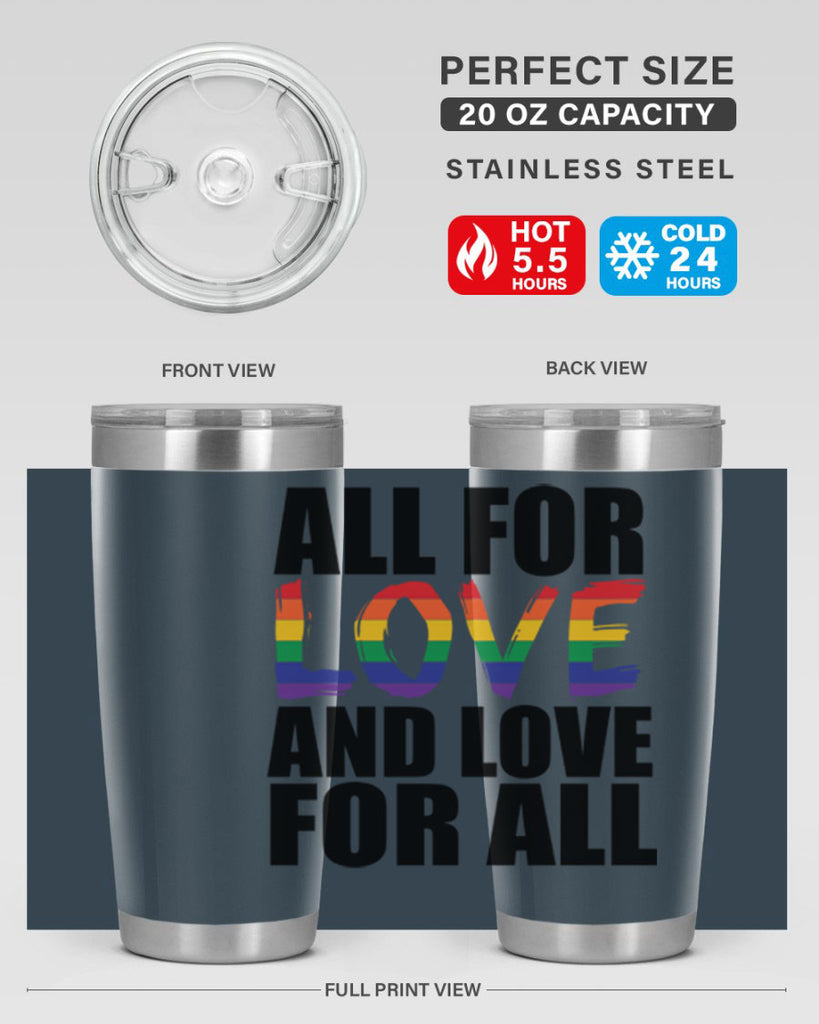 pride love for all 65#- lgbt- Tumbler