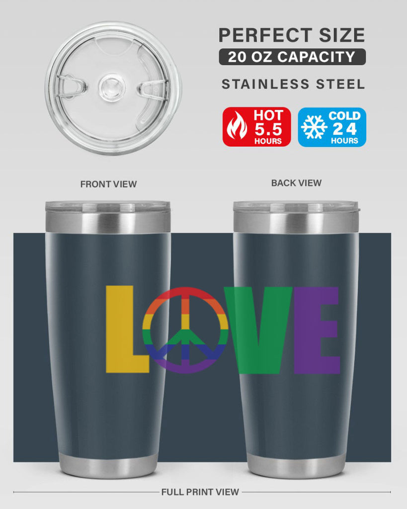 pride love peace 60#- lgbt- Tumbler