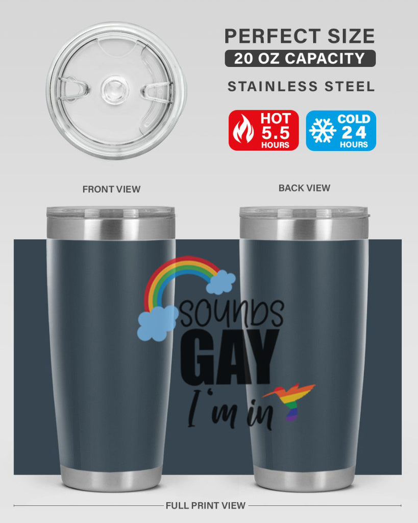 pride sound 45#- lgbt- Tumbler