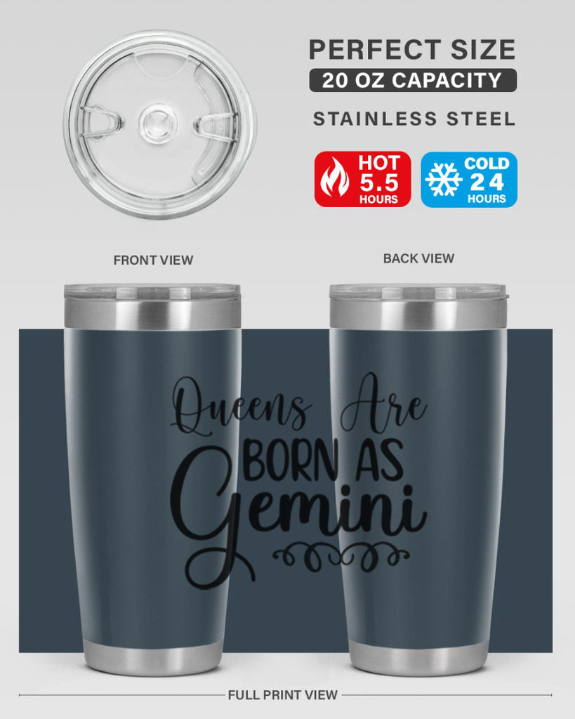 queens are born as gemini 393#- zodiac- Tumbler