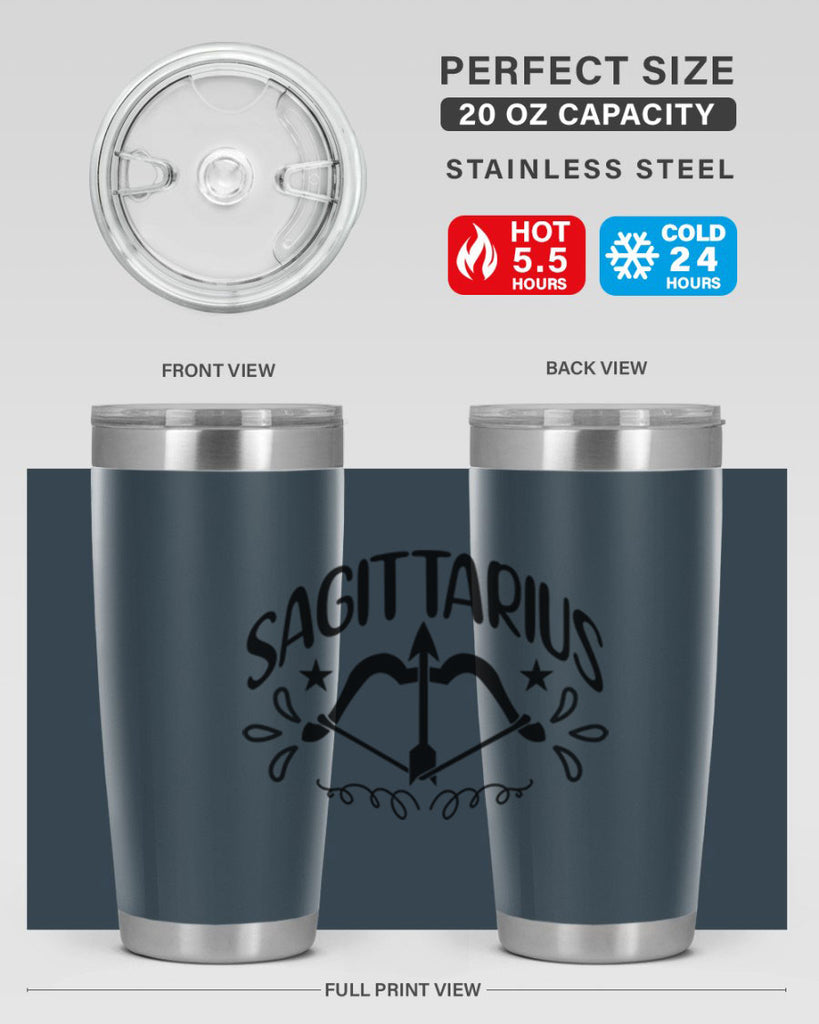 sagittarius 410#- zodiac- Tumbler