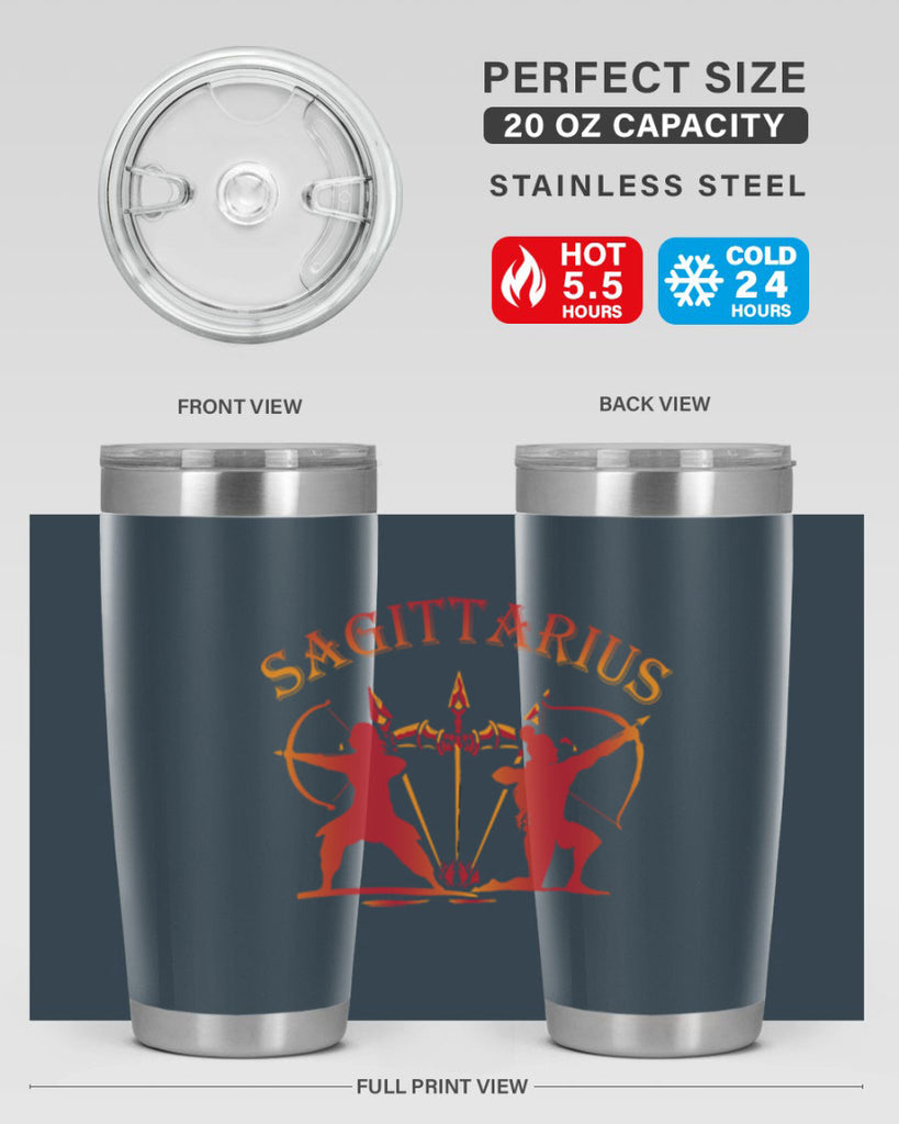 sagittarius 416#- zodiac- Tumbler