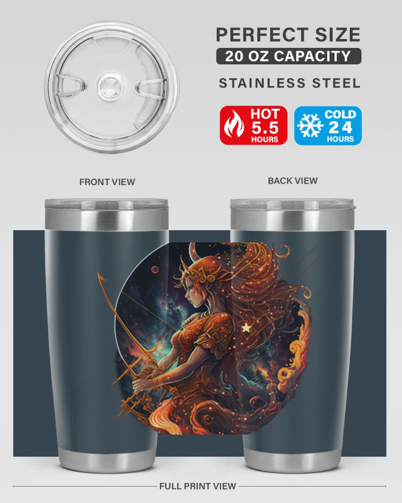 sagittarius 417#- zodiac- Tumbler